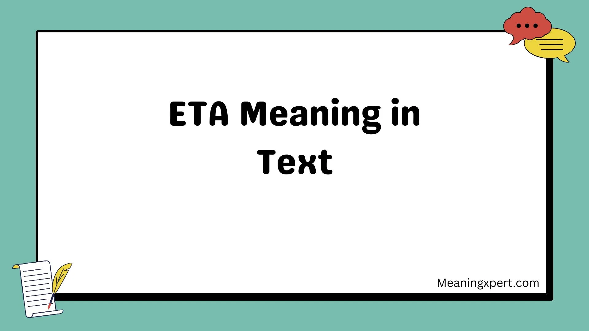 ETA Meaning in Text