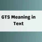 GTS Meaning in Text
