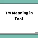TM Meaning in Text