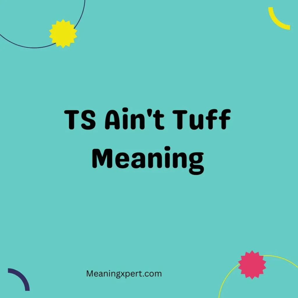 TS Ain't Tuff Meaning