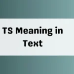 TS Meaning in Text
