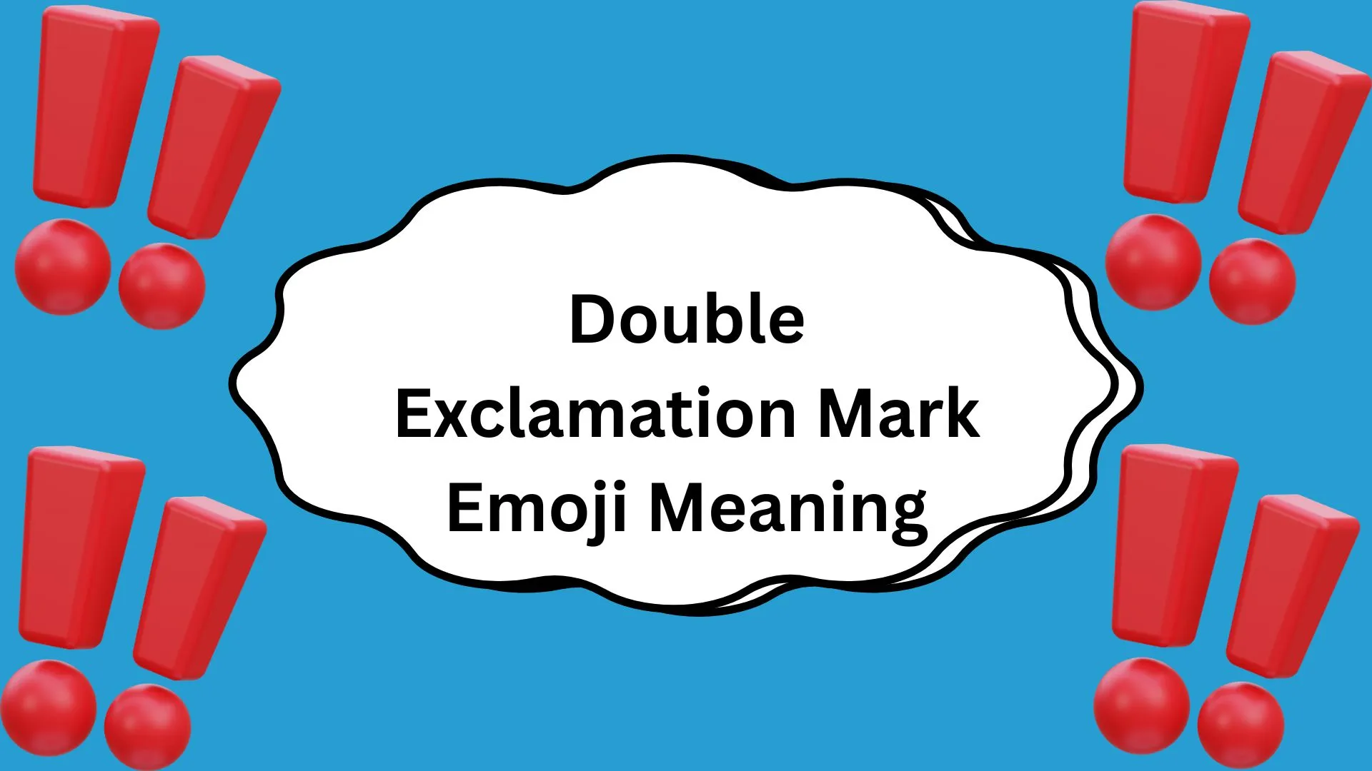 Double Exclamation Mark Emoji Meaning