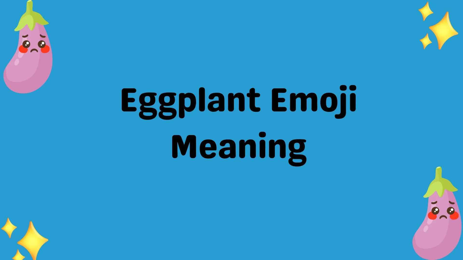 Eggplant Emoji Meaning