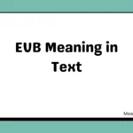 EVB Meaning in Text