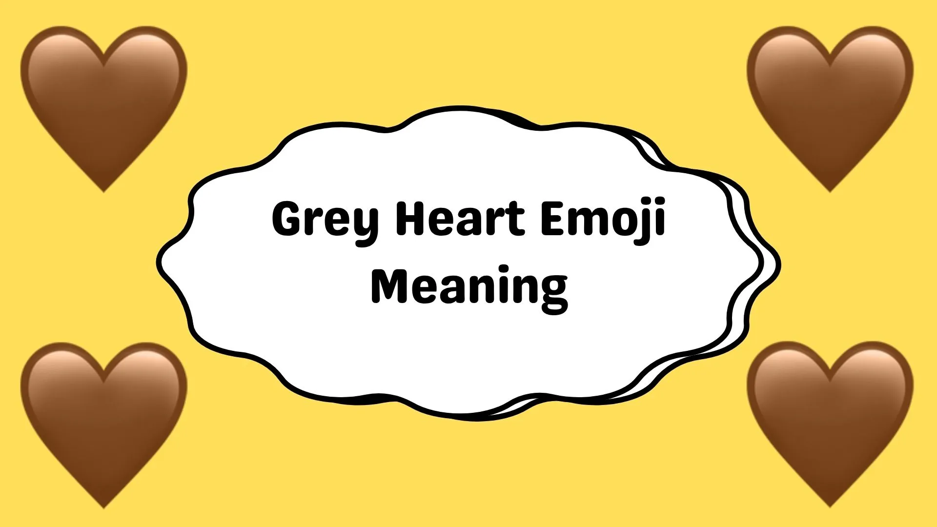 Grey Heart Emoji Meaning