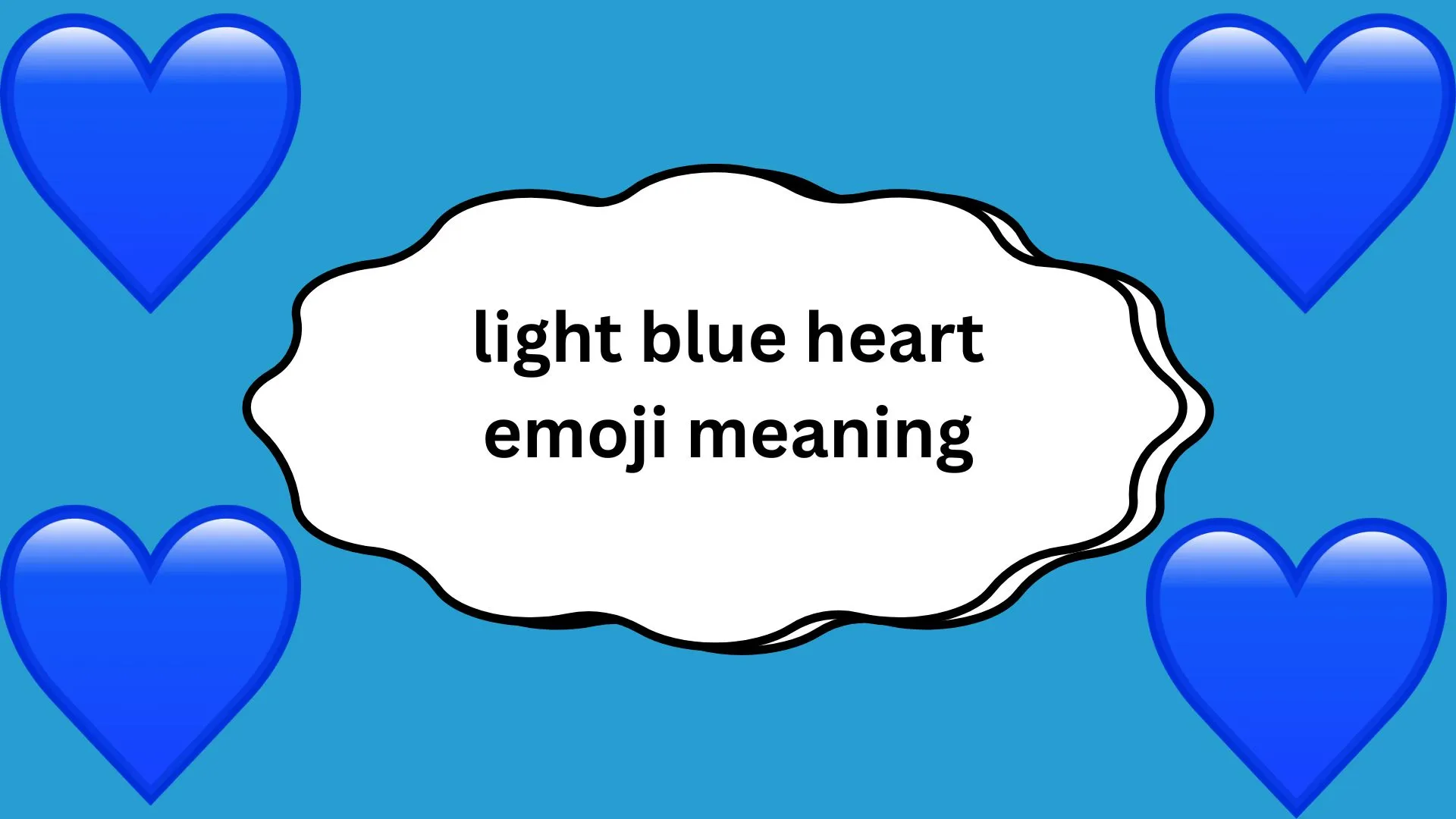 light blue heart emoji meaning