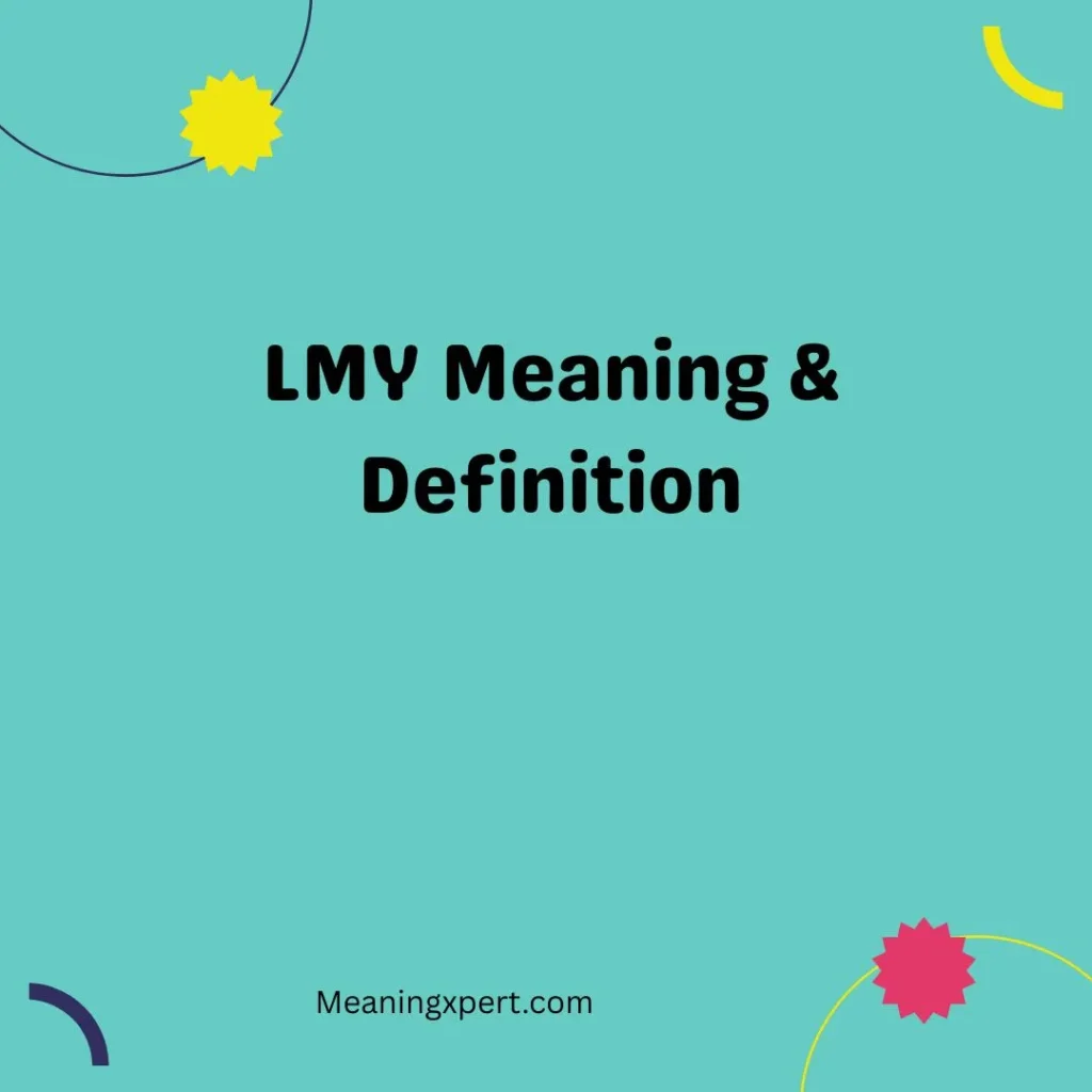 LMY Meaning & Definition