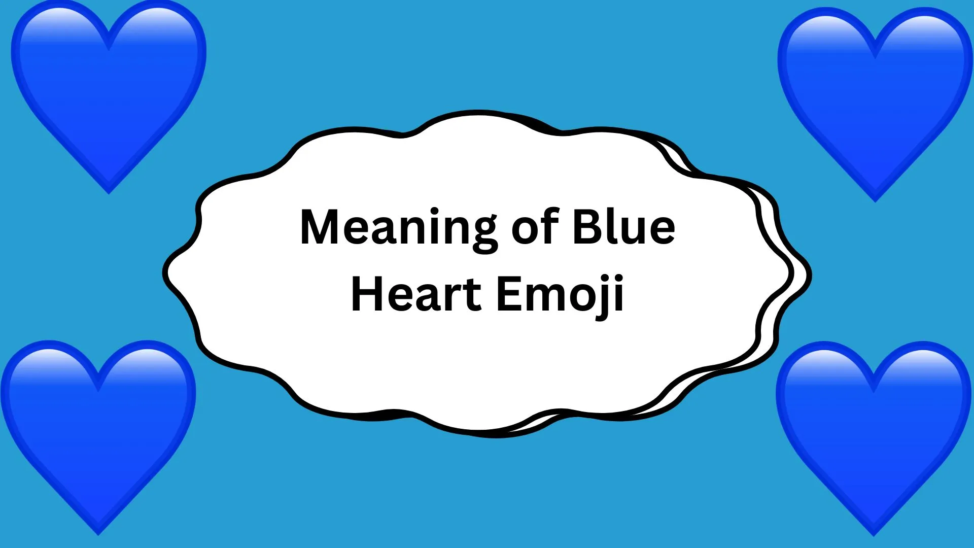 Meaning of Blue Heart Emoji