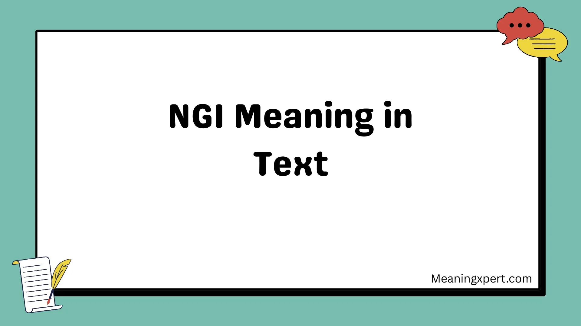 NGI Meaning in Text