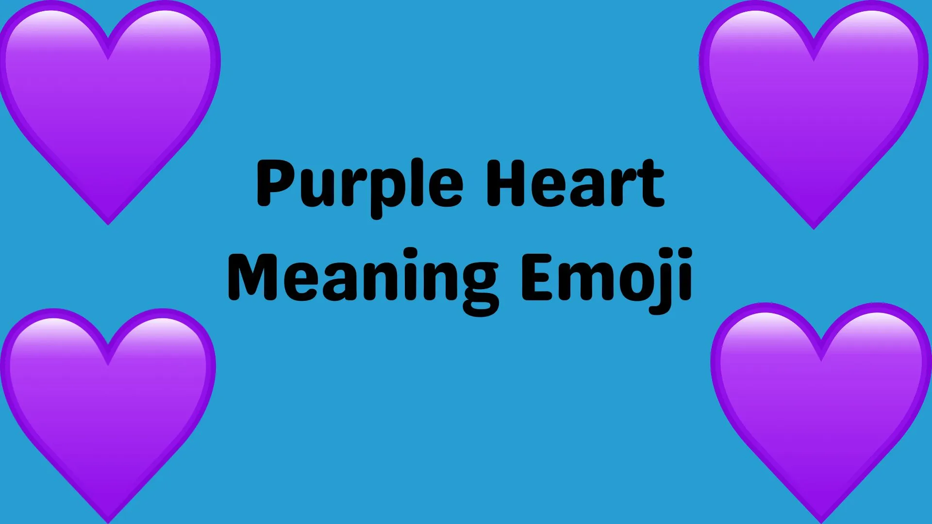 Purple Heart Meaning Emoji