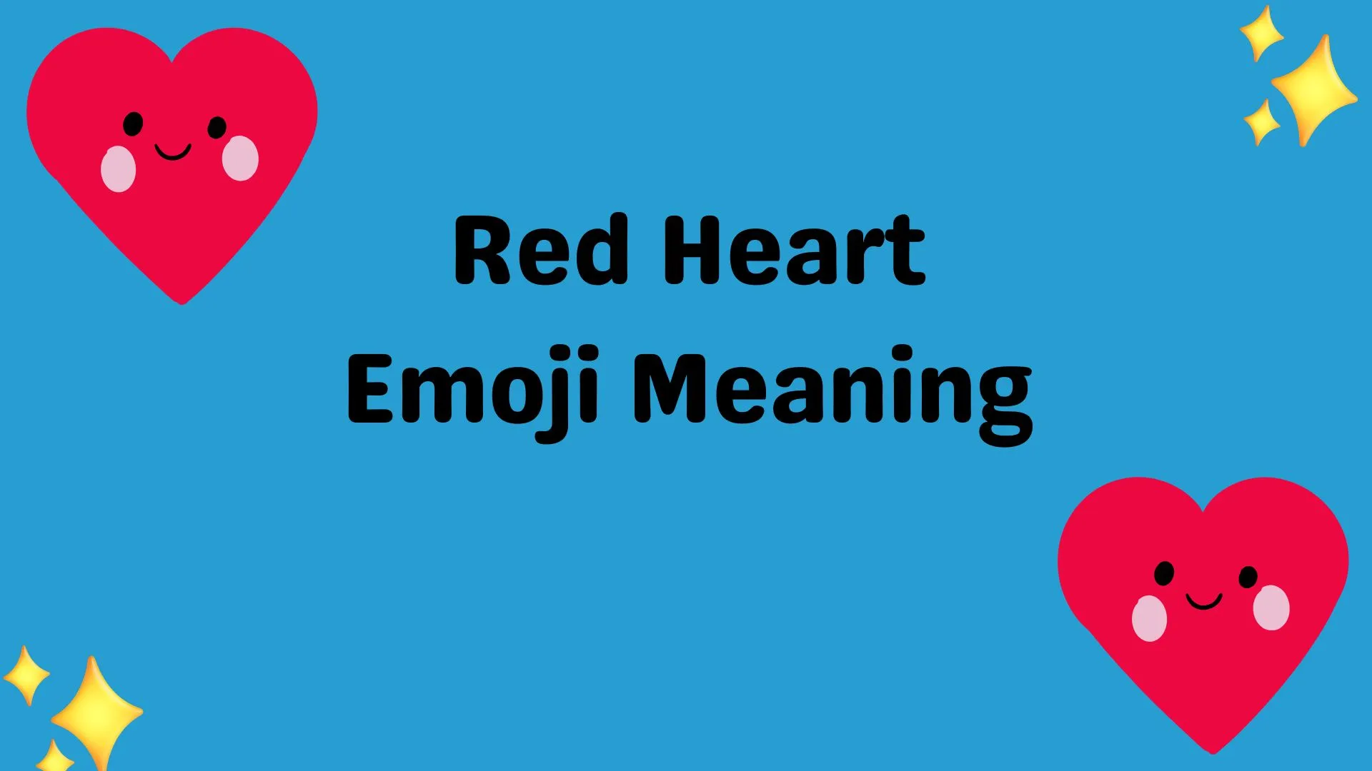 Red Heart Emoji Meaning