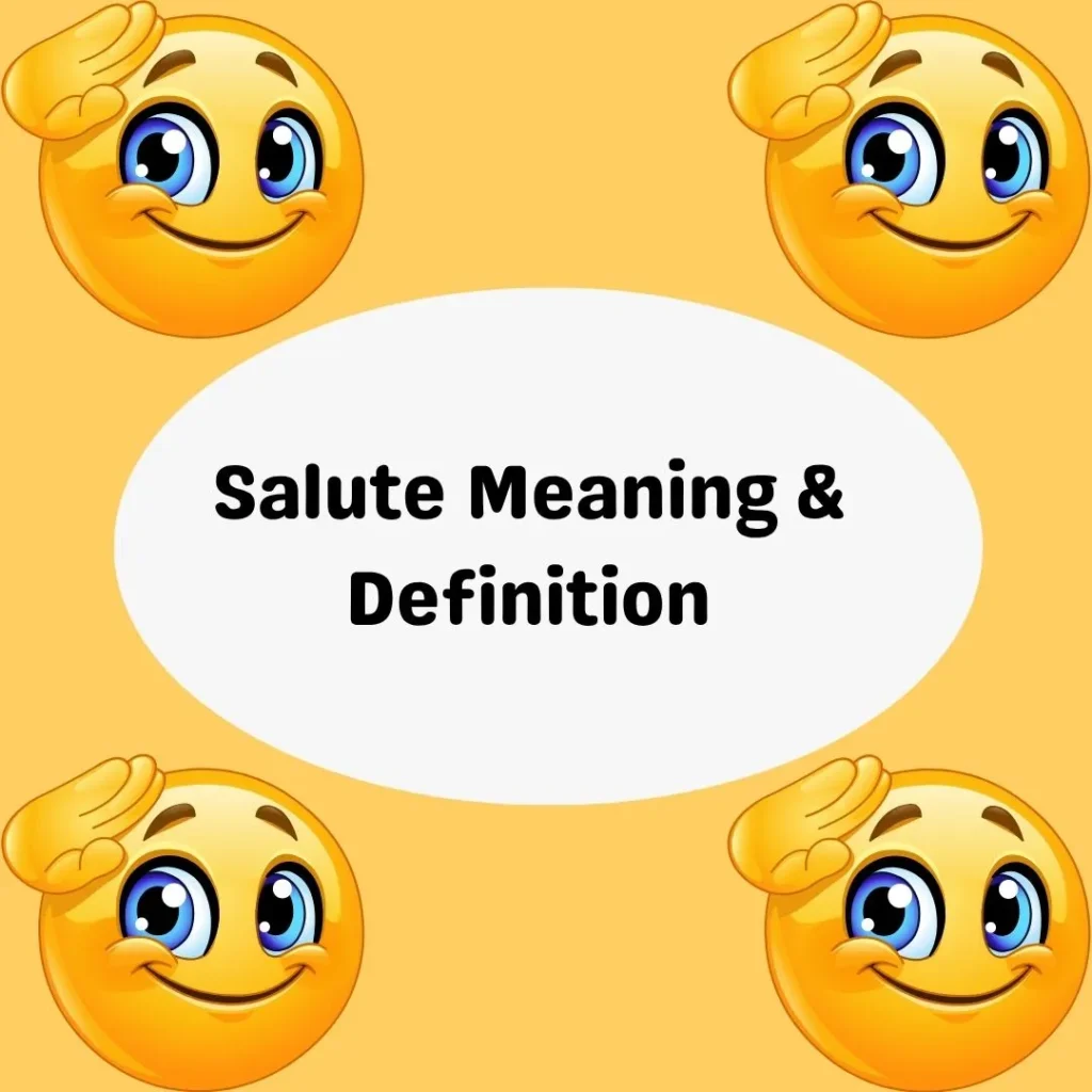 Salute Meaning & Definition