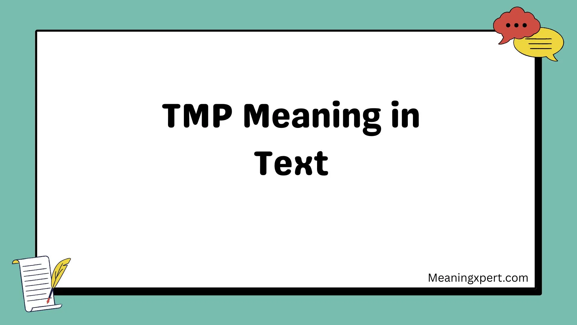 TMP Meaning in Text