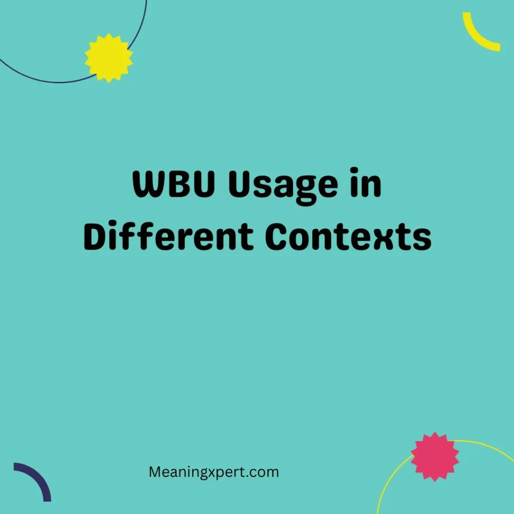 Usage in Different Contexts
