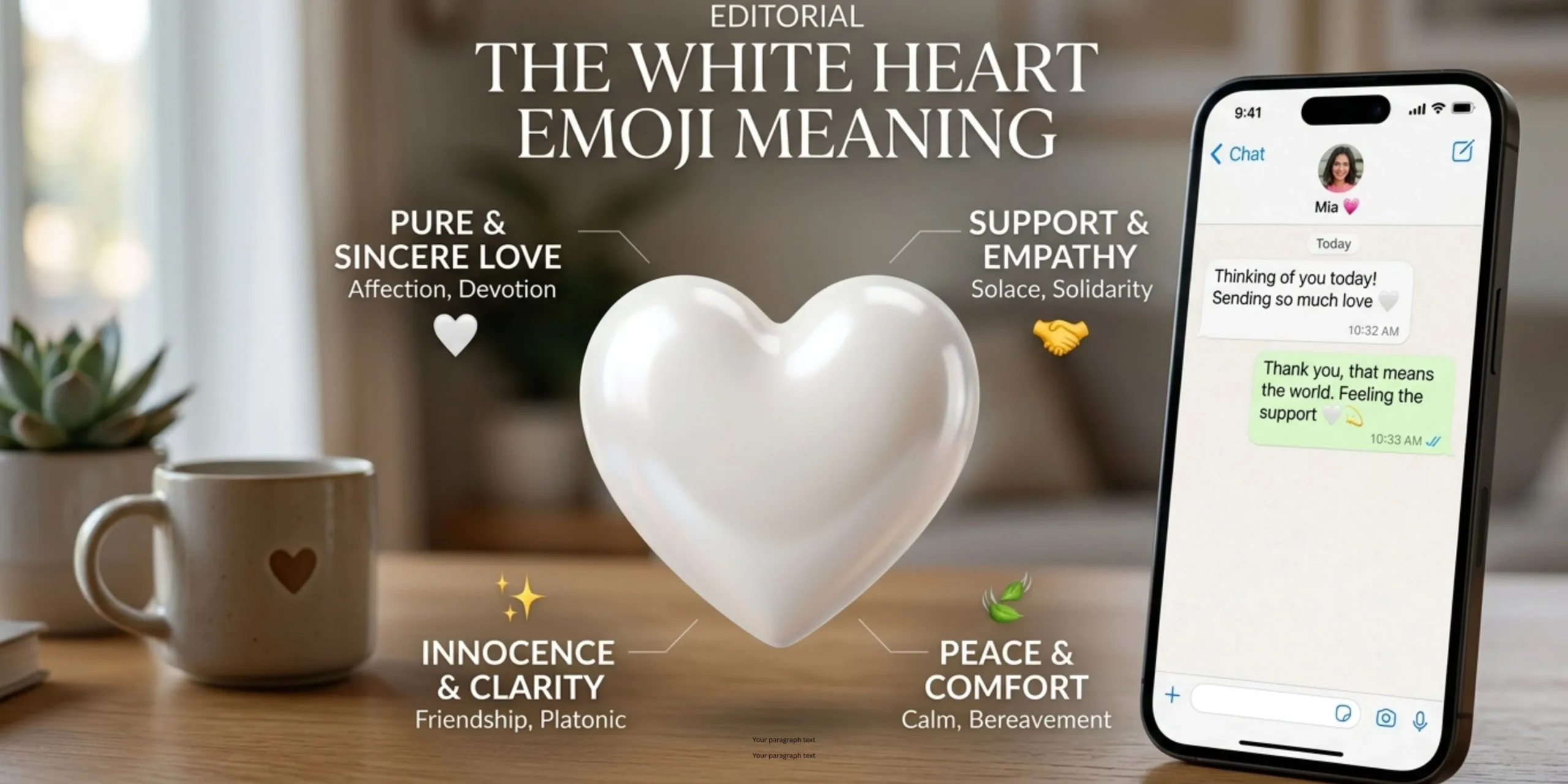 White Heart Emoji Meaning