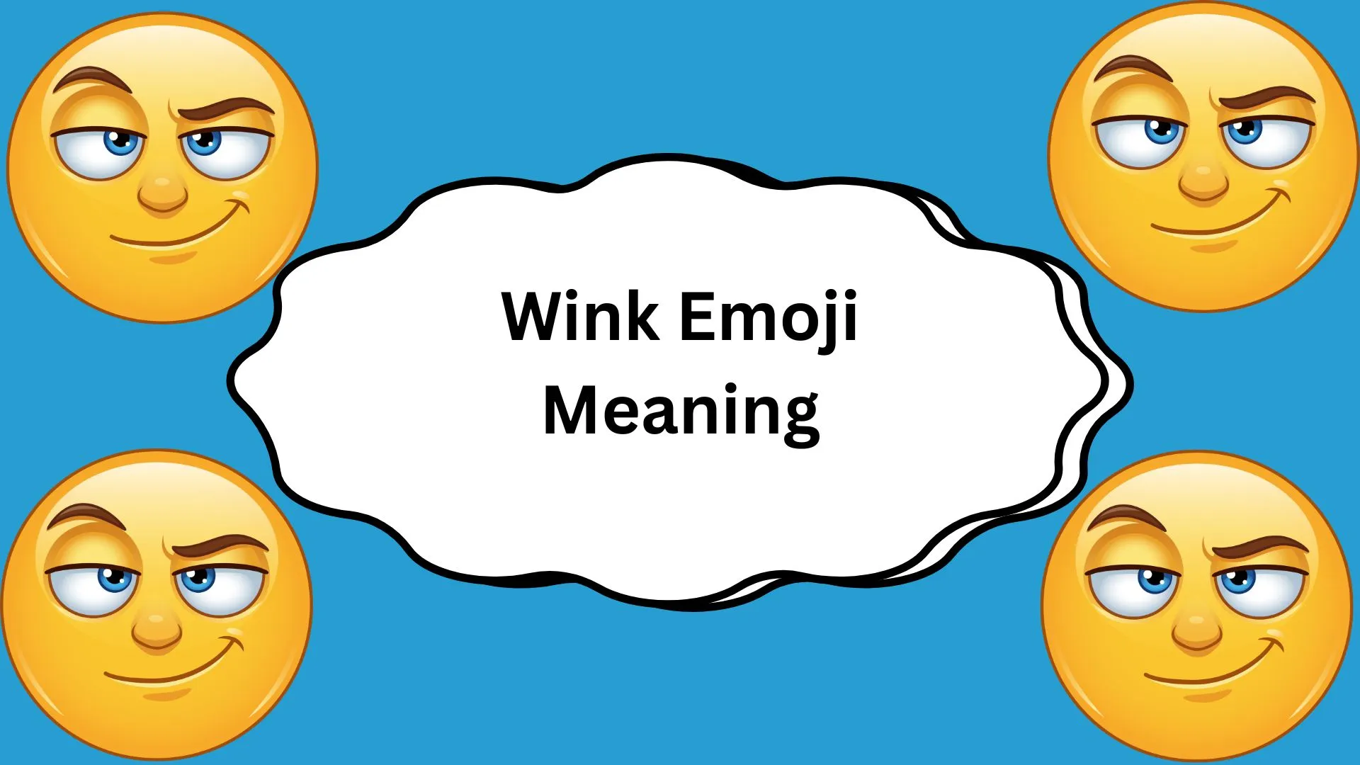Wink Emoji Meaning