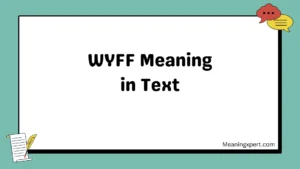 WYFF Meaning in Text
