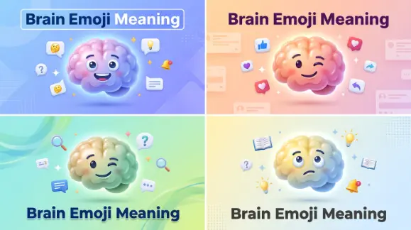 Brain Emoji Meaning