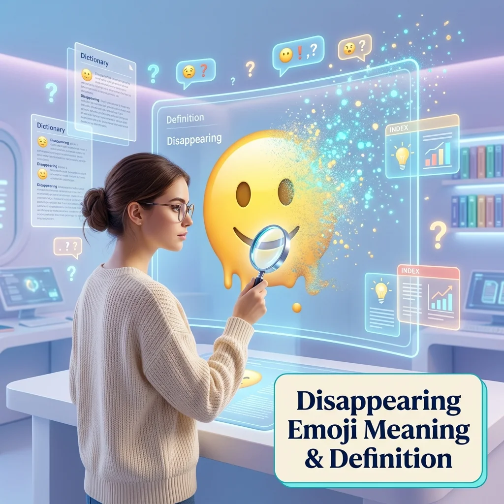 Disappearing Emoji Meaning & Definition