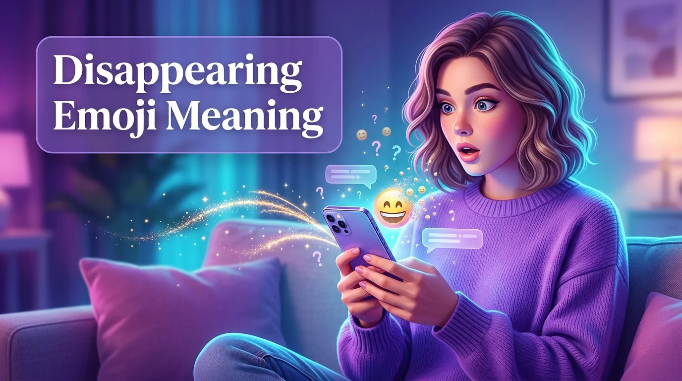 Disappearing Emoji Meaning