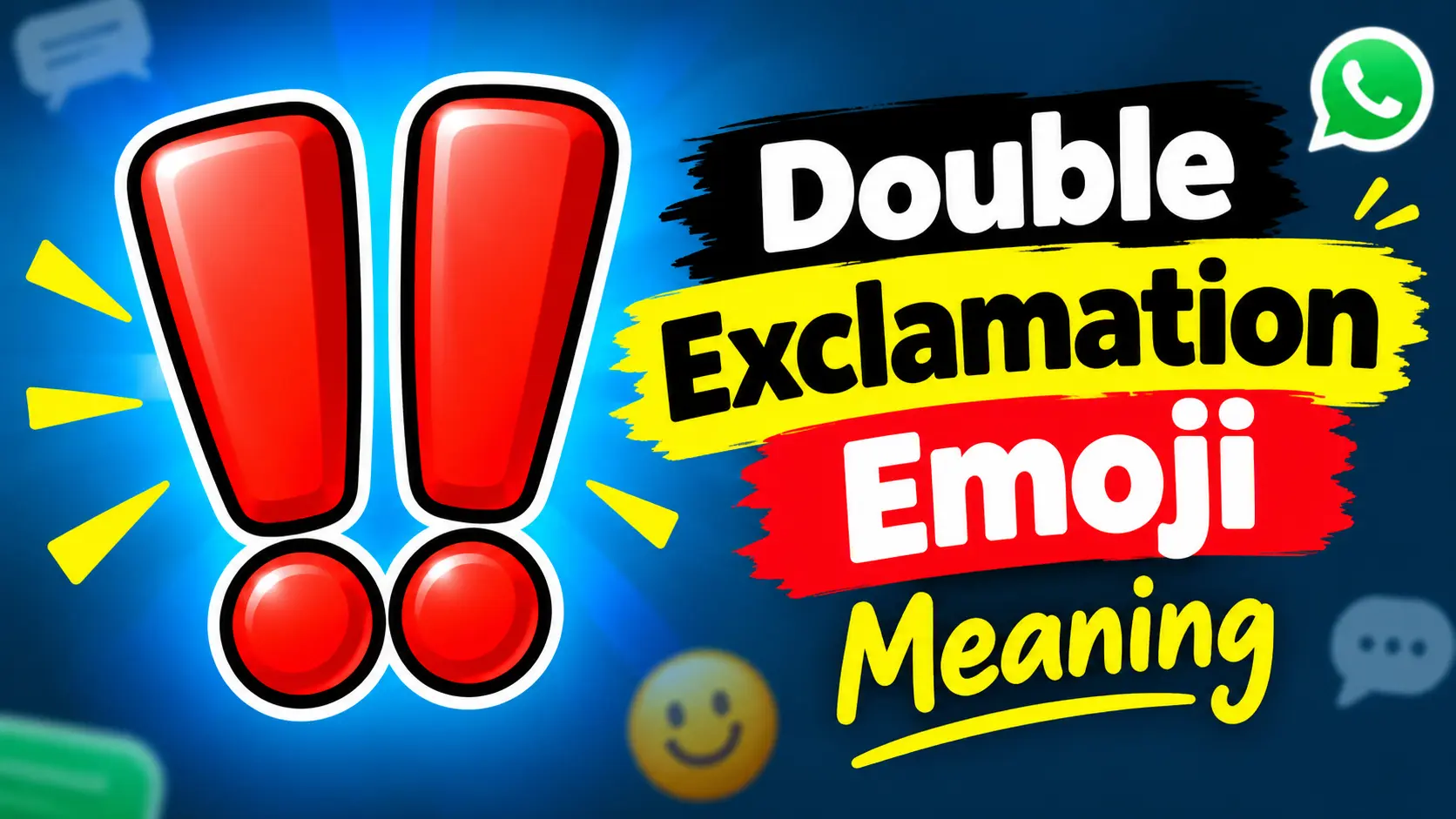 Double Exclamation Emoji Meaning