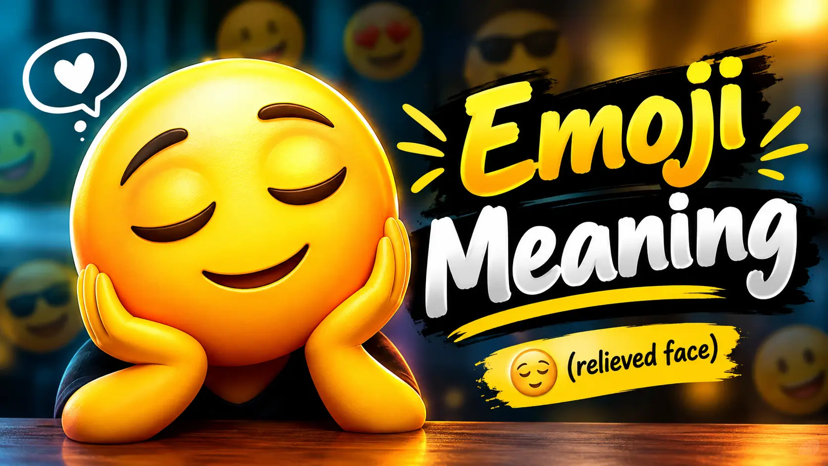 Emoji Meaning 😌