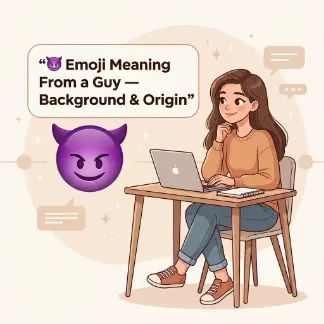 😈 Emoji Meaning From a Guy Background & Origin