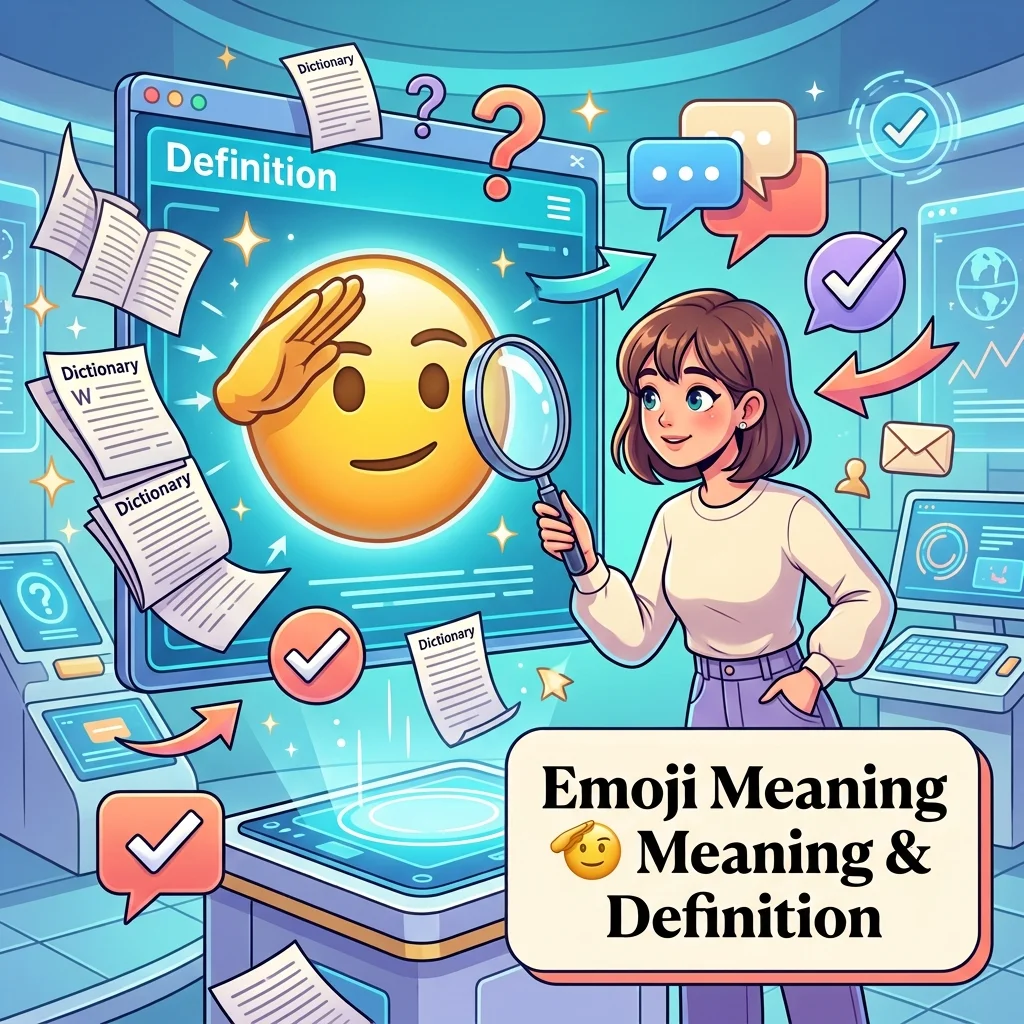 Emoji Meaning 🫡 Meaning & Definition