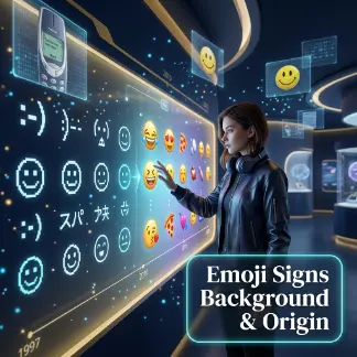 Emoji Signs Background & Origin