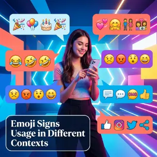 Emoji Signs Usage in Different Contexts
