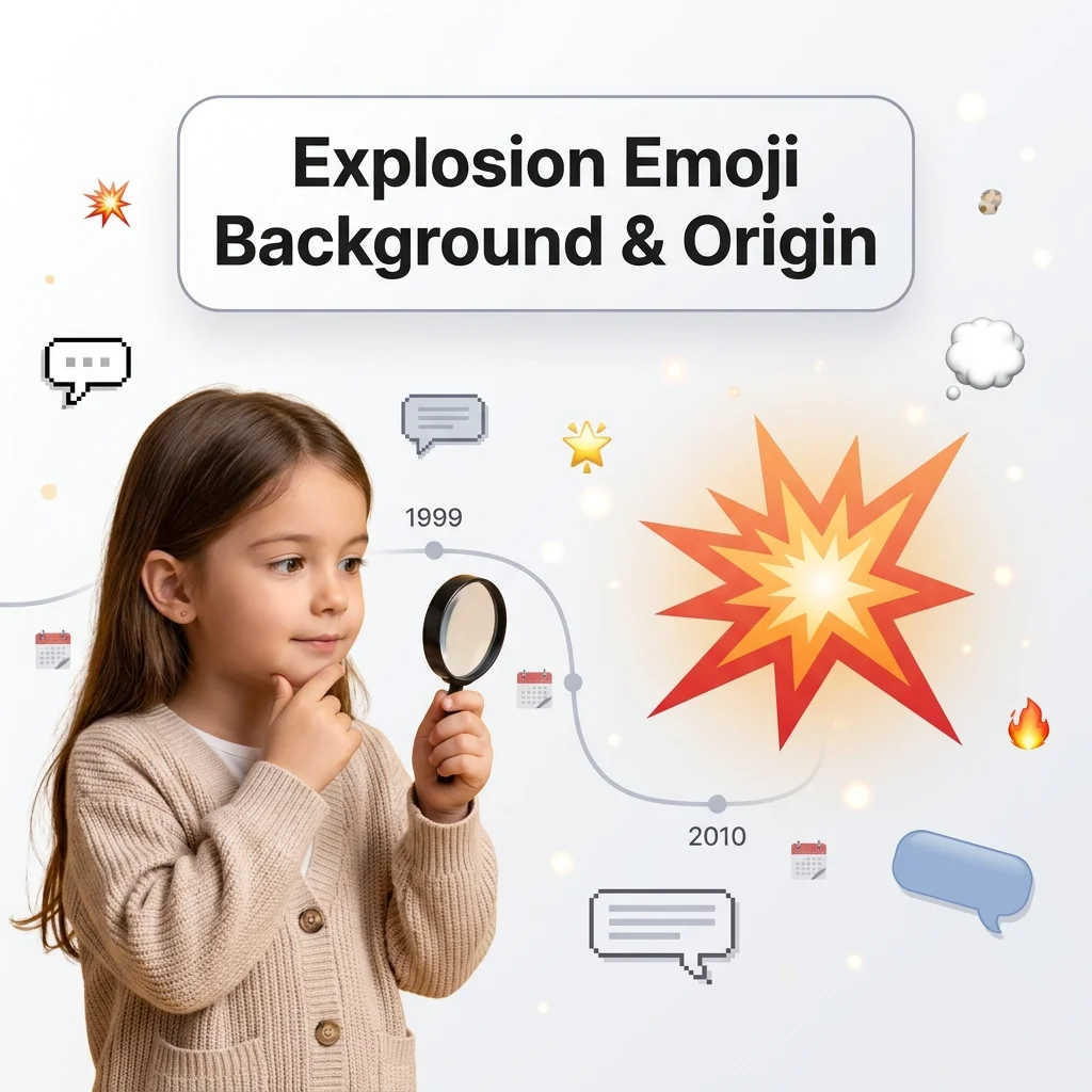 Explosion Emoji Background & Origin