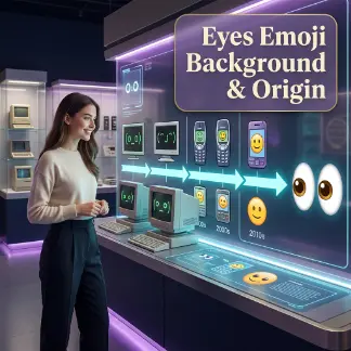  Eyes Emoji Background & Origin
