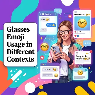 Glasses Emoji Usage in Different Contexts
