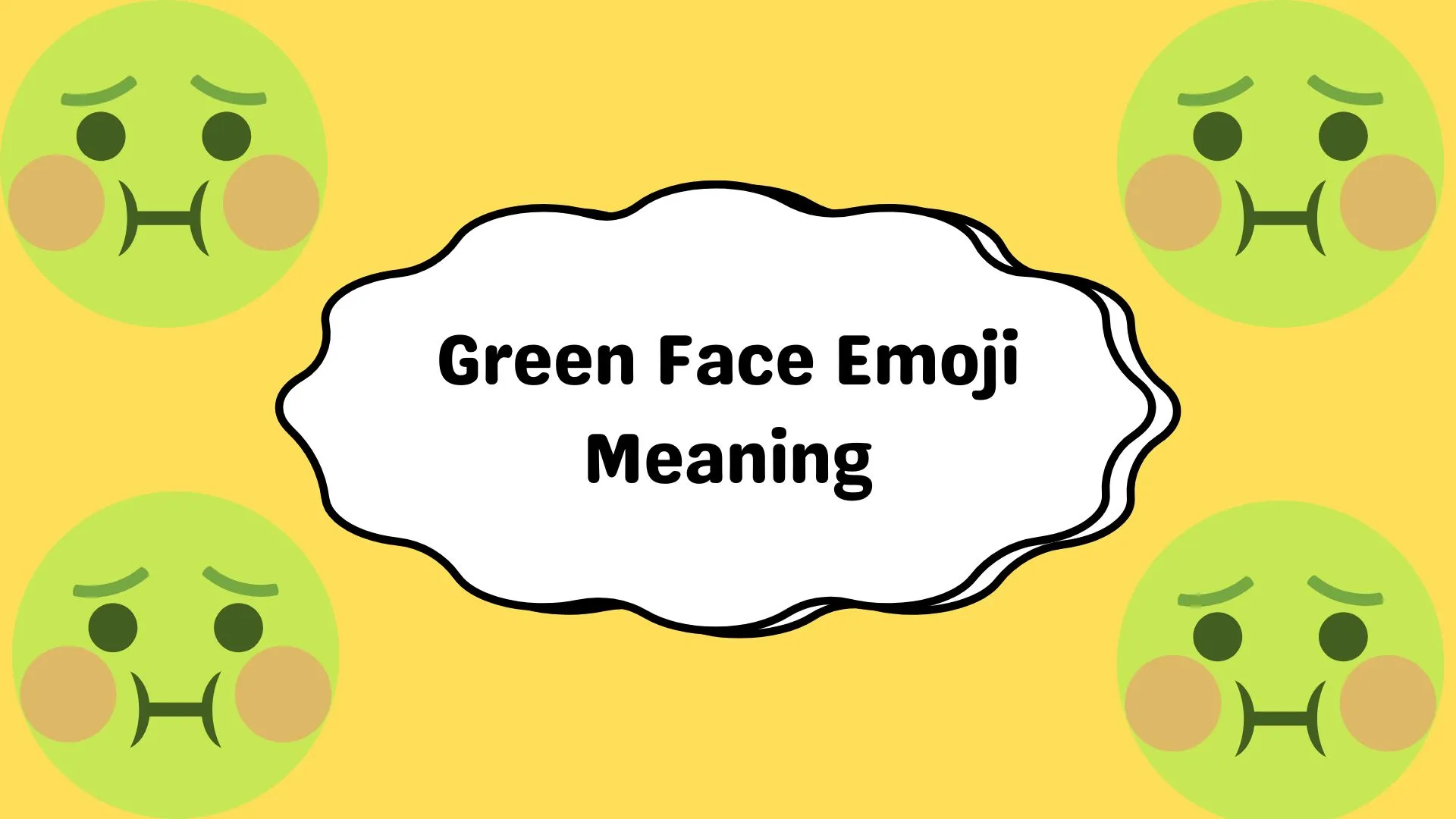 Green Face Emoji Meaning