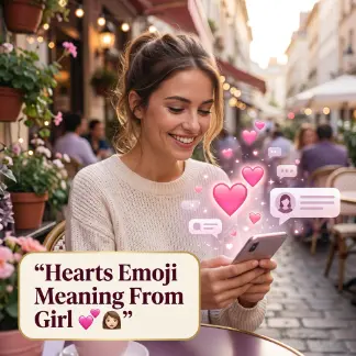 Hearts Emoji Meaning From Girl 💕👩