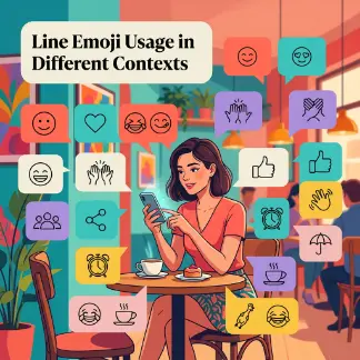 Line Emoji Usage in Different Contexts