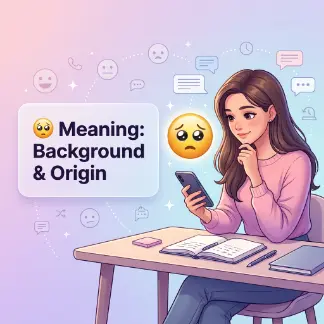 🥺 Meaning Background & Origin