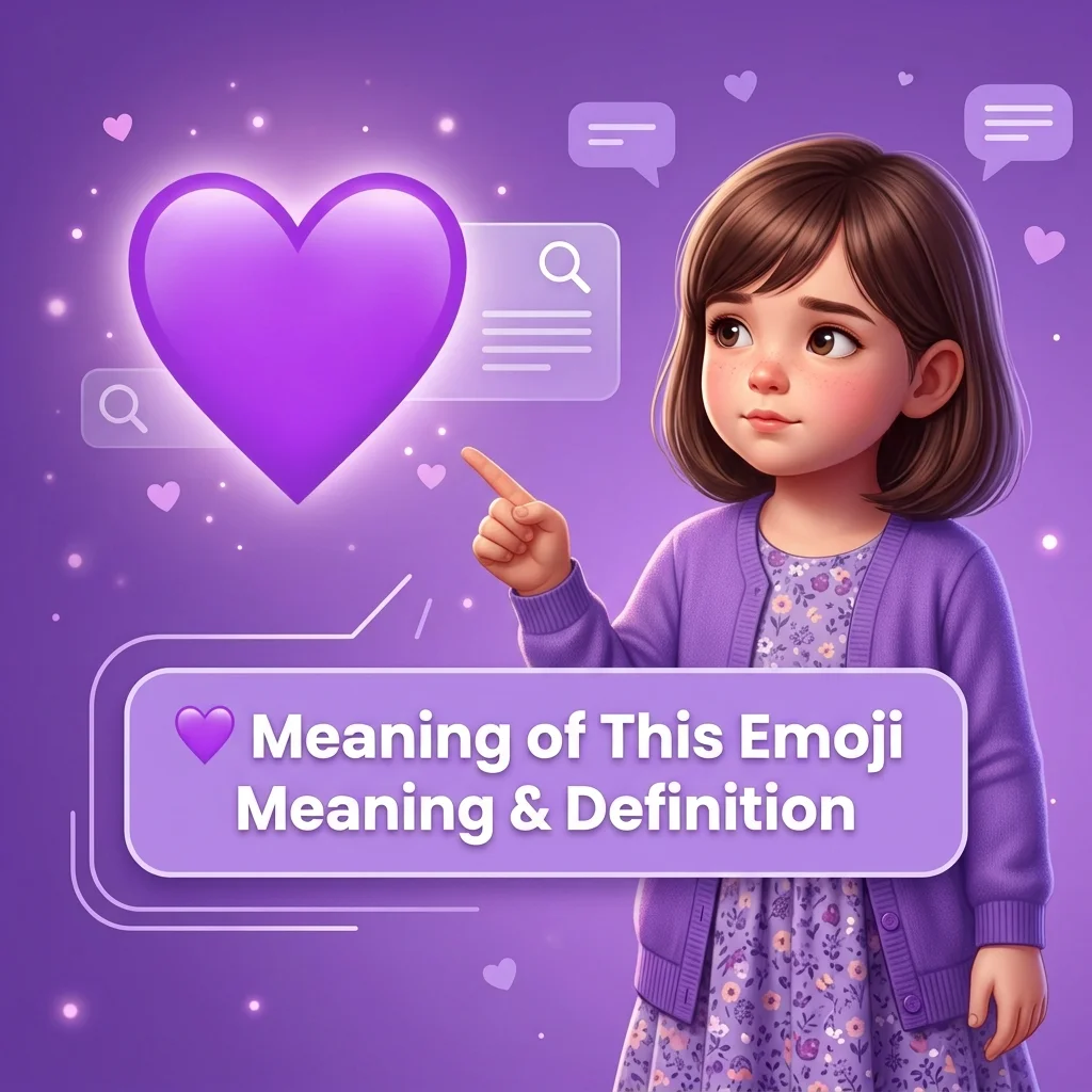 💜 Meaning of This Emoji Meaning & Definition