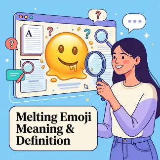 Melting Emoji Meaning & Definition