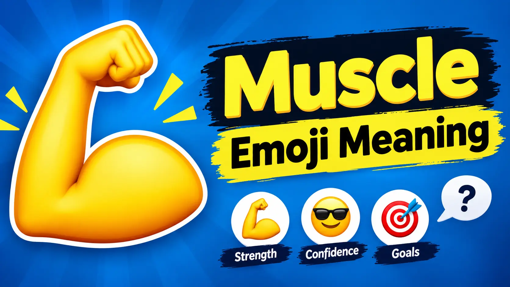 Muscle Emoji Meaning