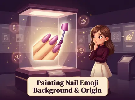 Painting Nail Emoji Background & Origin