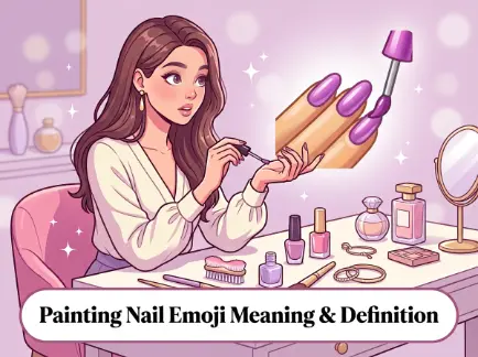 Painting Nail Emoji Meaning & Definition