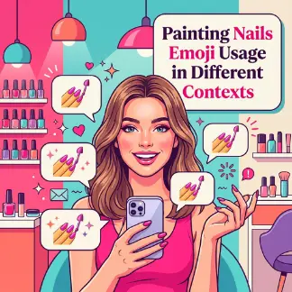 Painting Nails Emoji Usage in Different Contexts