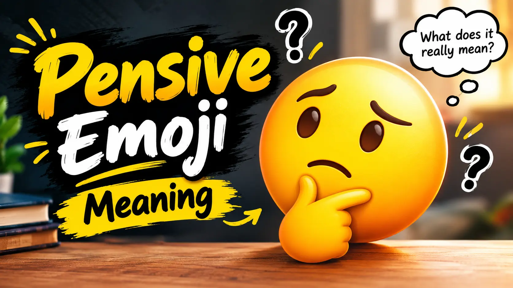Pensive Emoji Meaning