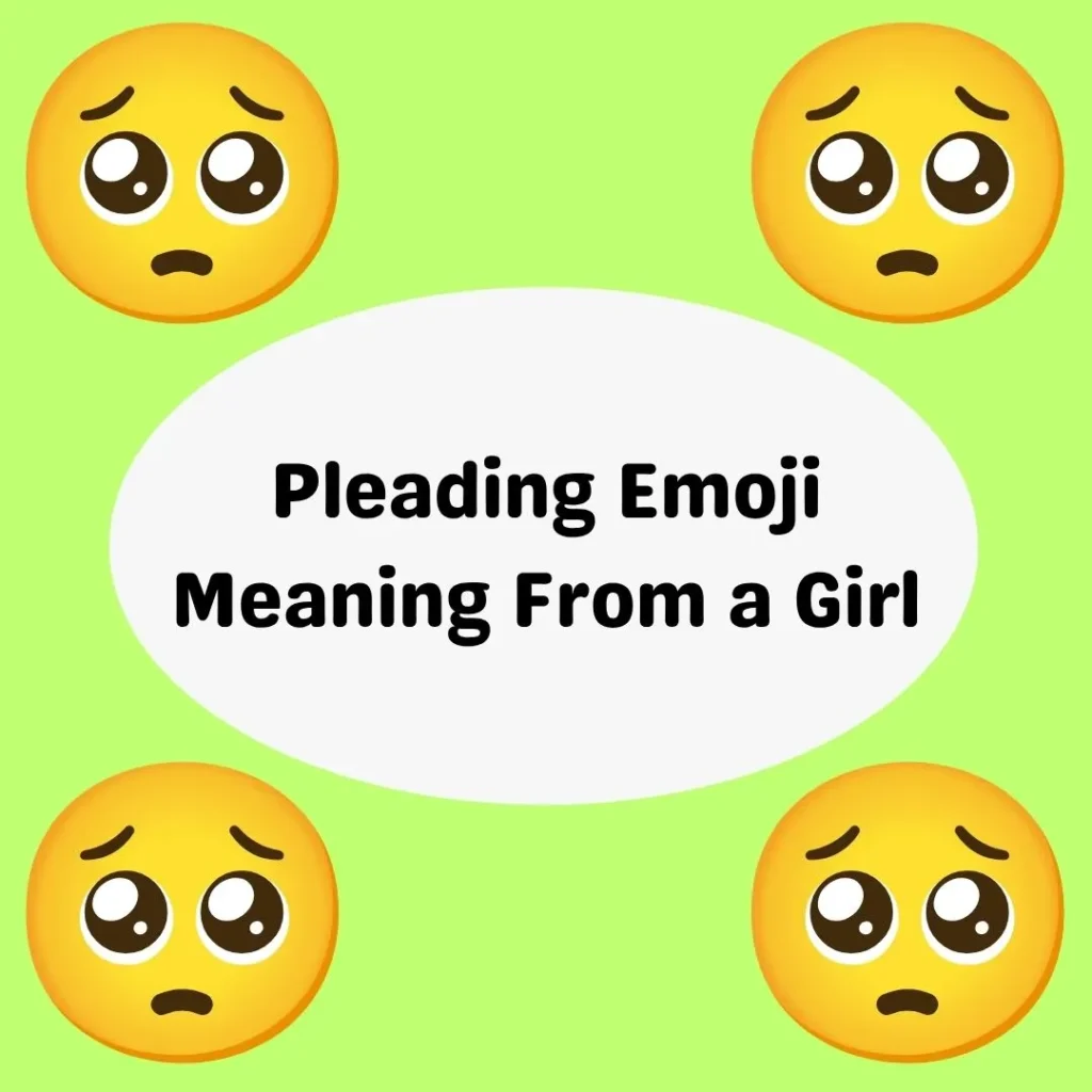 Pleading Emoji Meaning From a Girl