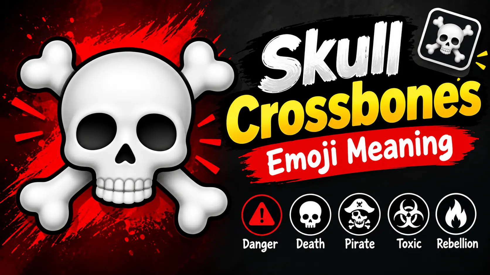 Skull Crossbones Emoji Meaning