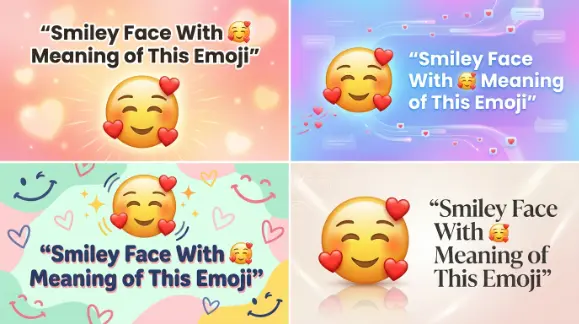 Smiley Face With 🥰 Meaning of This Emoji