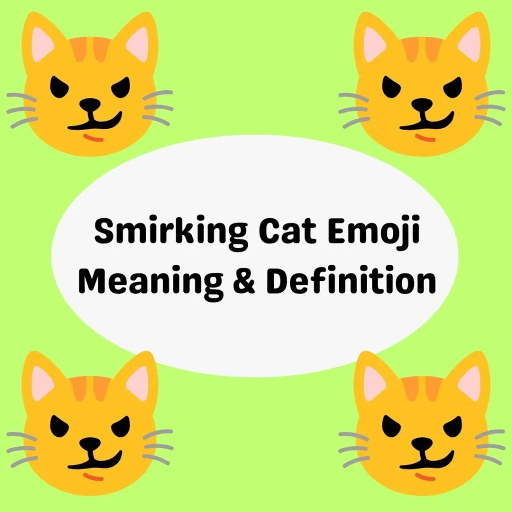 Smirking Cat Emoji Meaning & Definition