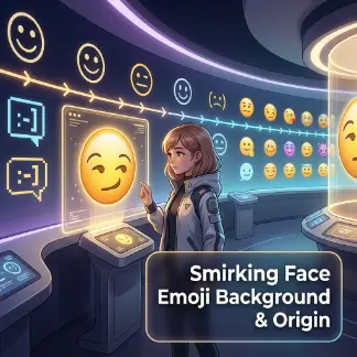 Smirking Face Emoji Background & Origin