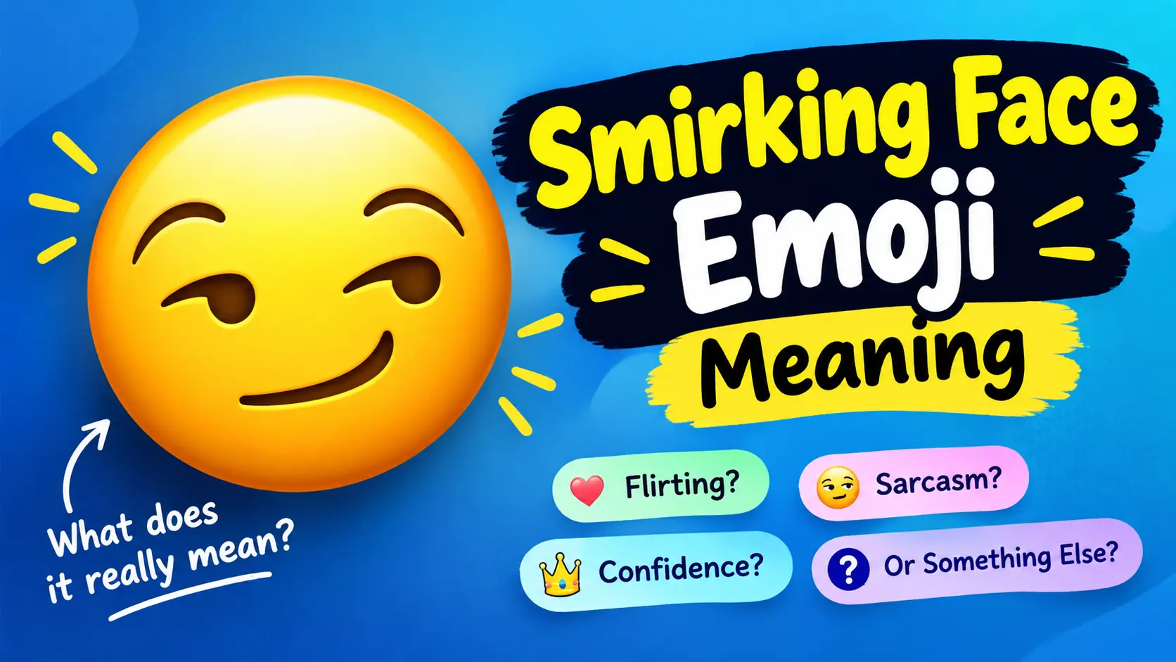 Smirking Face Emoji Meaning
